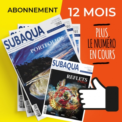 Abonnement Subaqua 12 mois + numéro en cours (non licenciés)