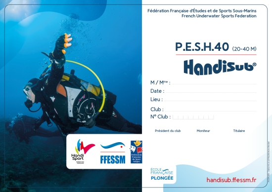 Diplôme Handisub® PESH40