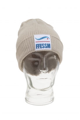 Bonnet coton éco-responsable FFESSM - Sable