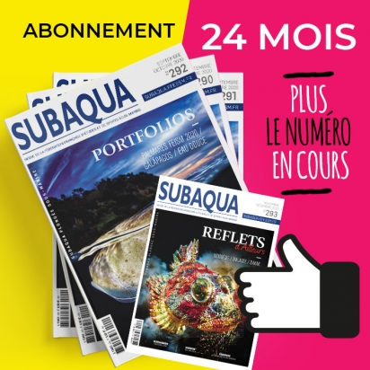 Abonnement Subaqua 24 mois + numéro en cours (non licenciés)