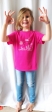 T-shirt enfant éco-responsable - fushia