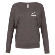 T-shirt femme manches longues chauve-souris
